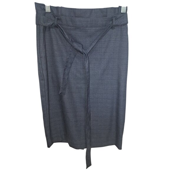 VTG Banana Republic Womens Glen Plaid Skirt & Blazer Set Size 00P Polyester Blen - Picture 8 of 11